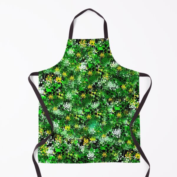 Item preview, White Yellow and Green Flower Pattern designed and sold by designs-by-ann.