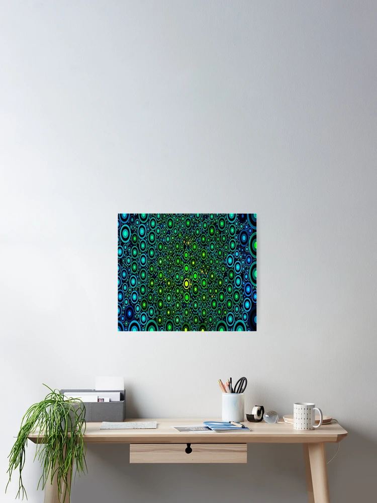 Thumbnail 2 of 3, Poster, Color Combination Pattern, Retro Abstract Multi Color Pattern designed and sold by Mr-true-design.