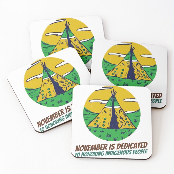 Item preview, November is dedicated to honoring indigenous people designed and sold by Eugenie974.