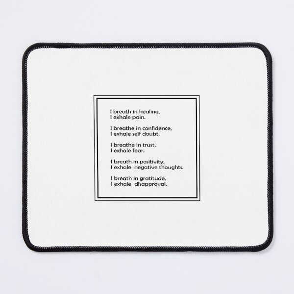 Item preview, Inhale Exhale Positive Affirmations and Inspirational Messages designed and sold by Inspirationmotivation.