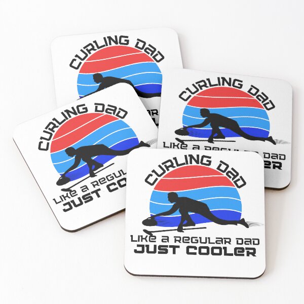Item preview, Curling dad like a regular dad just cooler  designed and sold by reka88.