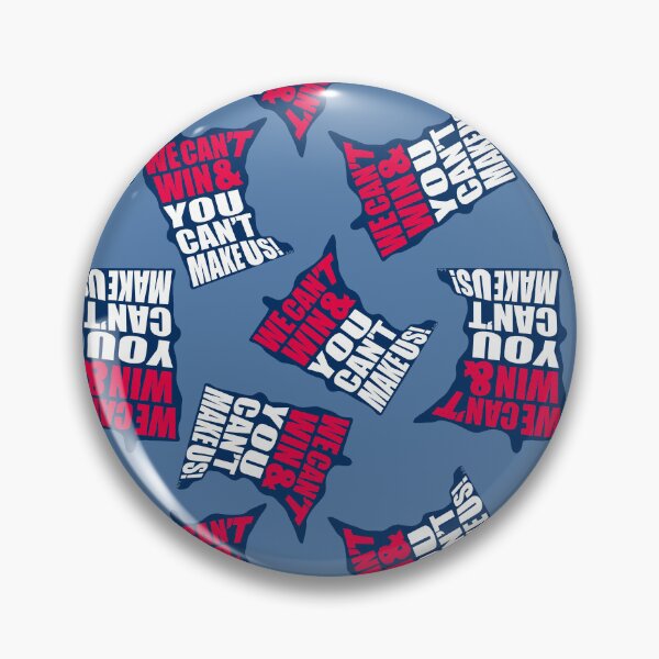 Item preview, We Can't Win & You Can't Make Us MN Baseball Pattern - Minnesota Sports Fans Pattern - Minnesota baseball Pattern - Red, Blue, & White designed and sold by EcoElsa.