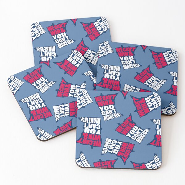 Item preview, We Can't Win & You Can't Make Us MN Baseball Pattern - Minnesota Sports Fans Pattern - Minnesota baseball Pattern - Red, Blue, & White designed and sold by EcoElsa.