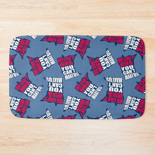 Item preview, We Can't Win & You Can't Make Us MN Baseball Pattern - Minnesota Sports Fans Pattern - Minnesota baseball Pattern - Red, Blue, & White designed and sold by EcoElsa.