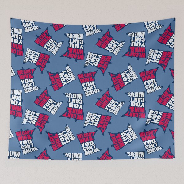 Item preview, We Can't Win & You Can't Make Us MN Baseball Pattern - Minnesota Sports Fans Pattern - Minnesota baseball Pattern - Red, Blue, & White designed and sold by EcoElsa.
