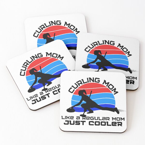 Item preview, Curling mom like a regular mom just cooler  designed and sold by reka88.