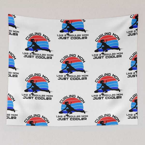 Item preview, Curling mom like a regular mom just cooler  designed and sold by reka88.