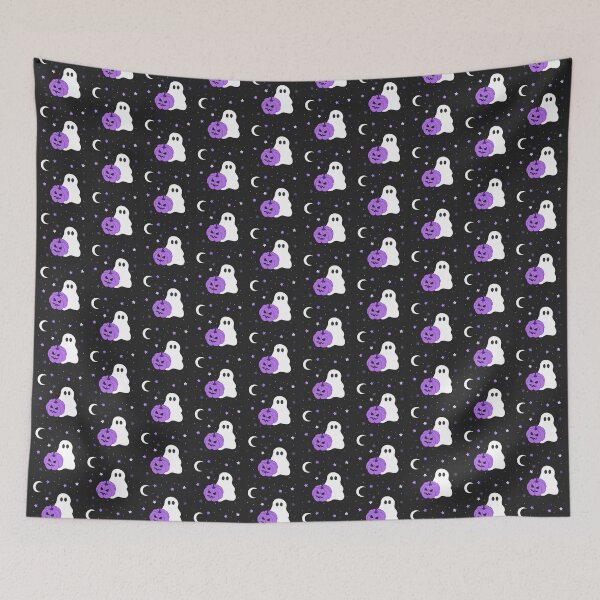 Item preview, Halloween Pattern (purple) designed and sold by FidemDesigns.