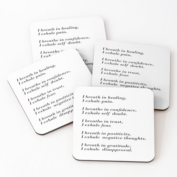 Item preview, Positive Affirmations and Inspirational Messages Inhale Exhale  designed and sold by Inspirationmotivation.
