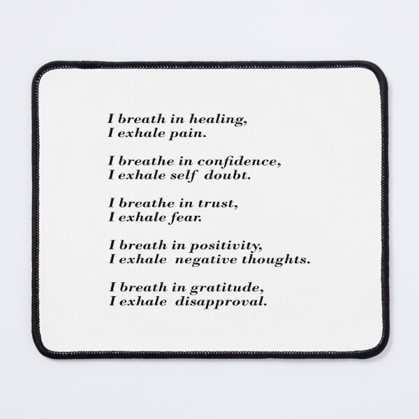 Item preview, Positive Affirmations and Inspirational Messages Inhale Exhale  designed and sold by Inspirationmotivation.