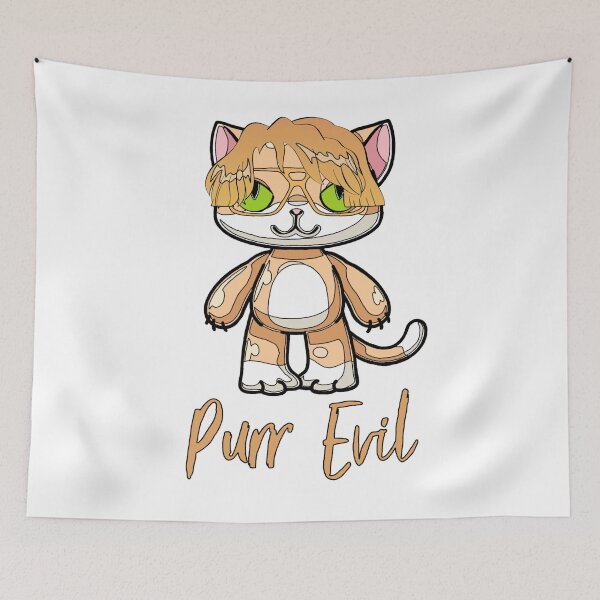 Item preview, Purr Evil Cat designed and sold by GarnersDesigns.