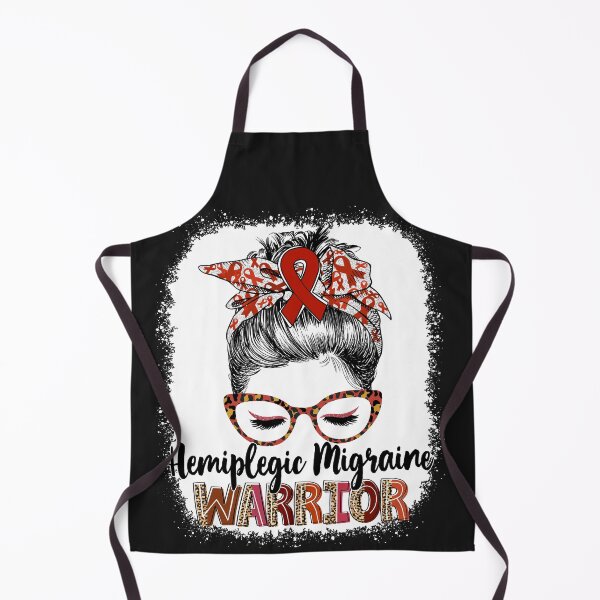 Item preview, Messy Bun Leopard Hemiplegic Migraine Warrior designed and sold by rechardtee.
