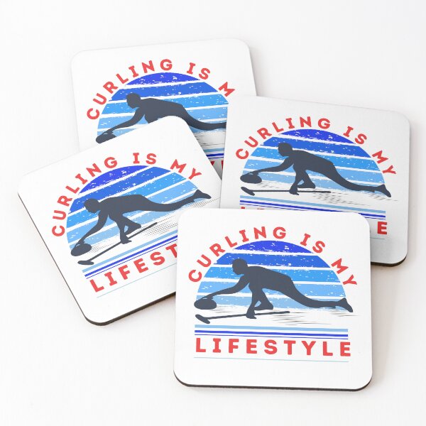 Item preview, Curling is my lifestyle cool curling design designed and sold by reka88.
