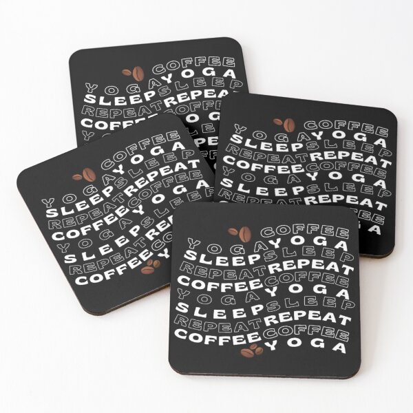 Item preview, Coffee Yoga Sleep Repeat designed and sold by ImaginedCo.