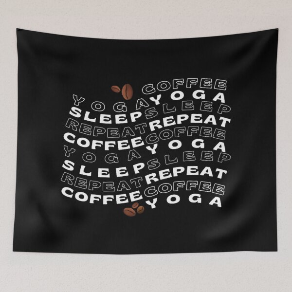 Item preview, Coffee Yoga Sleep Repeat designed and sold by ImaginedCo.
