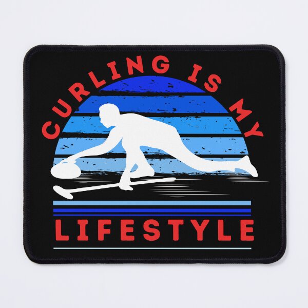 Item preview, Curling is my lifestyle cool curling design designed and sold by reka88.