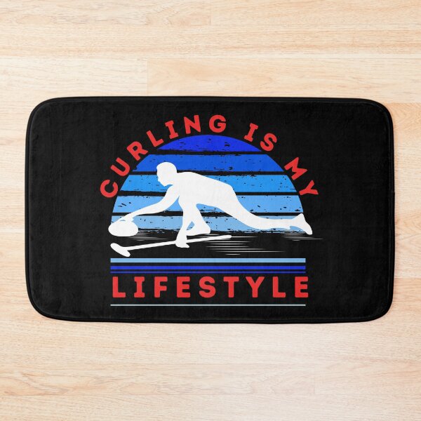 Item preview, Curling is my lifestyle cool curling design designed and sold by reka88.