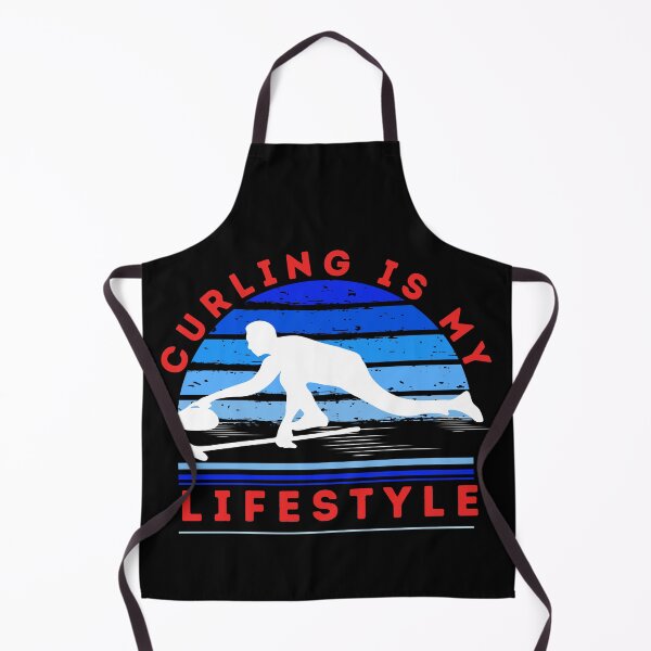 Item preview, Curling is my lifestyle cool curling design designed and sold by reka88.
