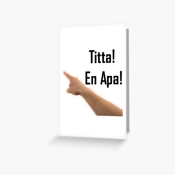 Distract-a-Swede™ Greeting Card