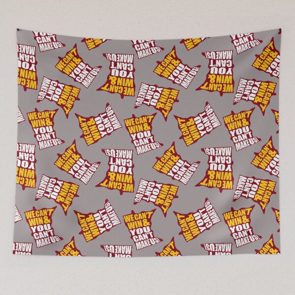 Item preview, We Can't Win & You Can't Make Us Pattern - MN College Sports Pattern - Minnesota Sports Fans Pattern -  Maroon, Gold, & Grey designed and sold by EcoElsa.