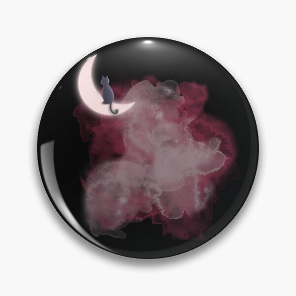 Item preview, Cat in the moon designed and sold by SeekingMeaning.
