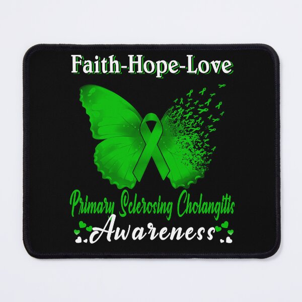 Artikelvorschau, Faith Hope Love Butterfly Primary Sclerosing Cholangitis Awareness entworfen und verkauft von Gillosina.