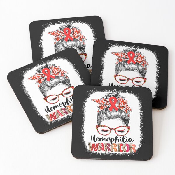 Item preview, Messy Bun Leopard Hemophilia Warrior designed and sold by rechardtee.