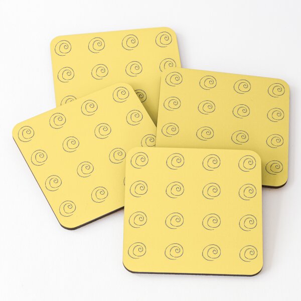 Item preview, Yellow pattern snail designed and sold by Tervezek.