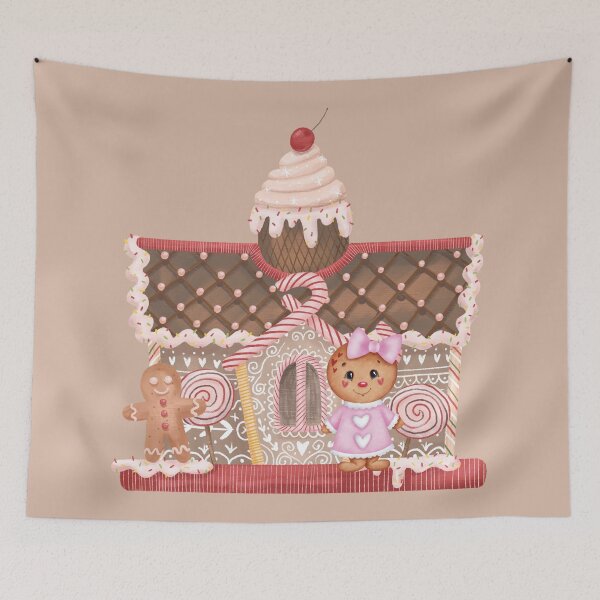 Item preview,  Gingerbread Girl and House  designed and sold by bizbostudio.