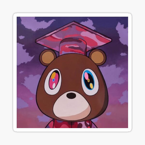 Item preview, kanye west graduation sticker designed and sold by NEWAG3.