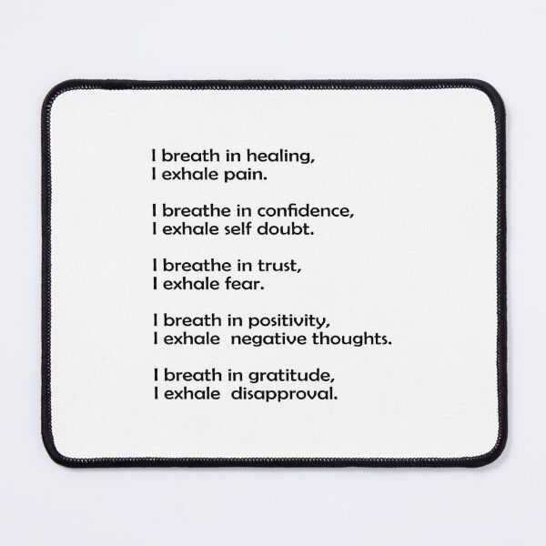 Item preview,  Positive Affirmations Inhale Exhale STICKER PACK designed and sold by Inspirationmotivation.