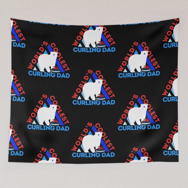 Item preview, World's coolest curling dad designed and sold by reka88.