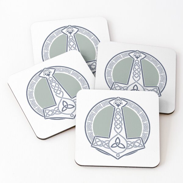 Item preview, Thor's Hammer Mjölnir Symbol | Norse Mythology Gifts designed and sold by Time Nomads.