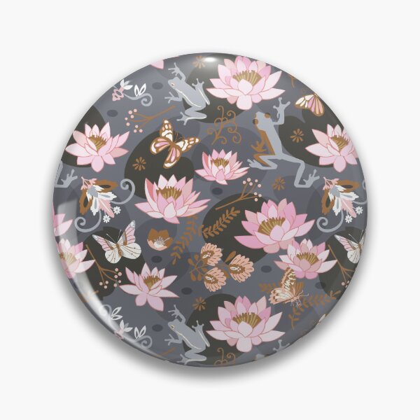 Item preview, Water lillies | rose - grey designed and sold by camcreativedk.
