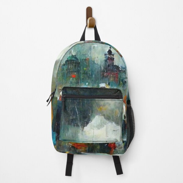 Item preview, People In The Rain, Acrylic Painting. designed and sold by Paintings By Simon .