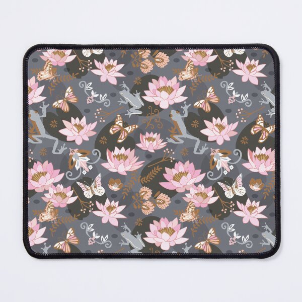 Item preview, Water lillies | rose - grey designed and sold by camcreativedk.