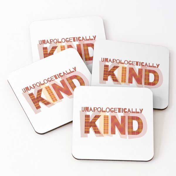 Item preview, UNAPOLOGETICALLY KIND | KINDNESS IS EVERYTHING | PLAID PATCHWORK LETTERS designed and sold by Festive Feminist.