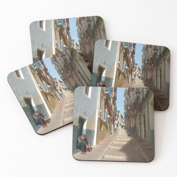 Item preview, Villajoyosa street scene designed and sold by Fay  Hughes.