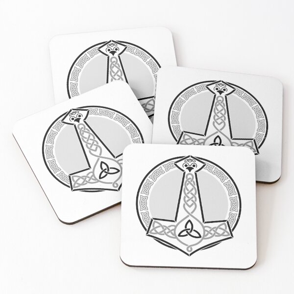 Item preview, Thor's Hammer Mjölnir Symbol | Norse Mythology Gifts designed and sold by Time Nomads.