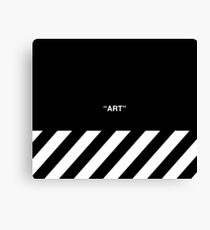 OFF-WHITE Inspired Simple Wording Illustration Canvas Print