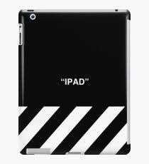 OFF-WHITE Inspired Simple Wording Illustration iPad Case/Skin