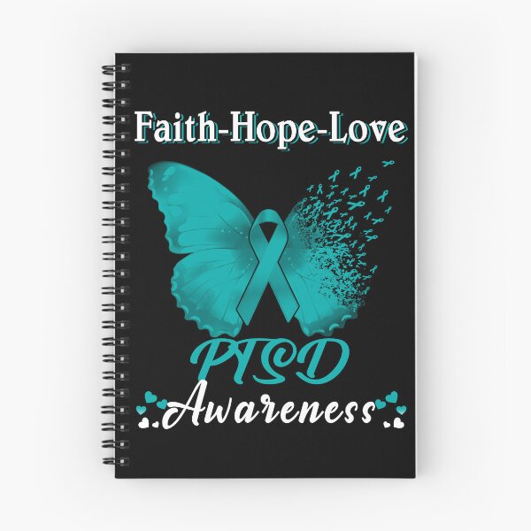 Item preview, Faith Hope Love Butterfly PTSD Awareness designed and sold by Gillosina.