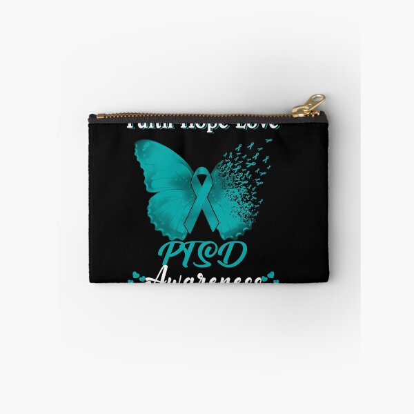 Item preview, Faith Hope Love Butterfly PTSD Awareness designed and sold by Gillosina.