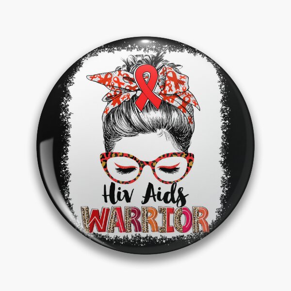 Item preview, Messy Bun Leopard Hiv Aids Warrior designed and sold by rechardtee.