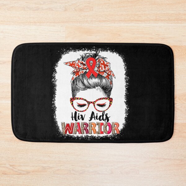 Item preview, Messy Bun Leopard Hiv Aids Warrior designed and sold by rechardtee.