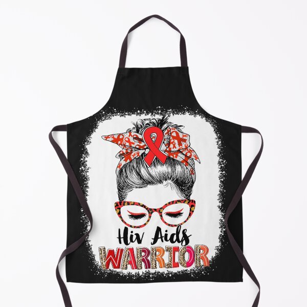 Item preview, Messy Bun Leopard Hiv Aids Warrior designed and sold by rechardtee.