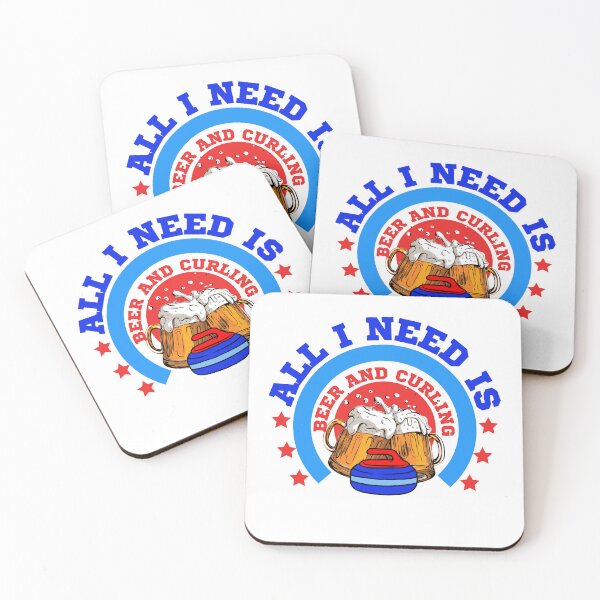 Item preview, All i need is curling and beer designed and sold by reka88.