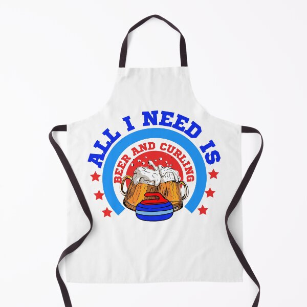 Item preview, All i need is curling and beer designed and sold by reka88.