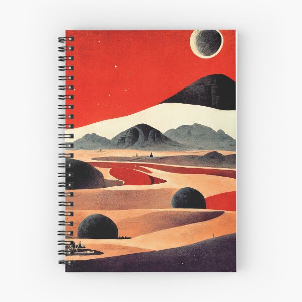Item preview, Multiverse IX - vintage graphic style landscape designed and sold by NickMateo.
