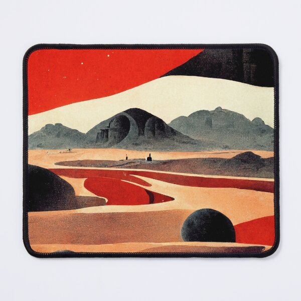 Item preview, Multiverse IX - vintage graphic style landscape designed and sold by NickMateo.
